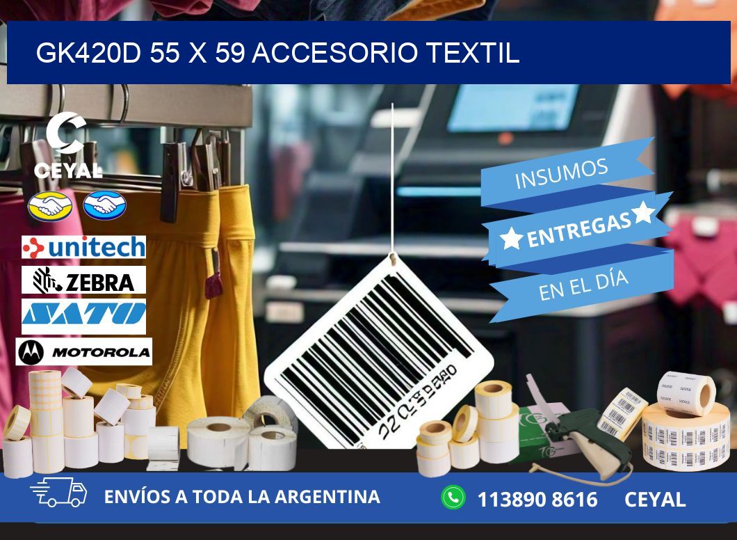GK420D 55 x 59 ACCESORIO TEXTIL