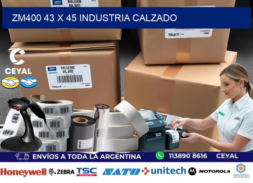 ZM400 43 x 45 INDUSTRIA CALZADO