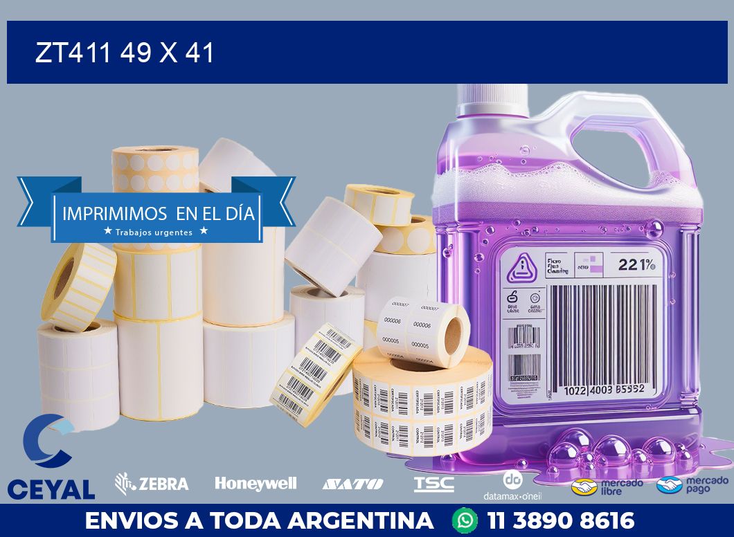 ZT411 49 x 41