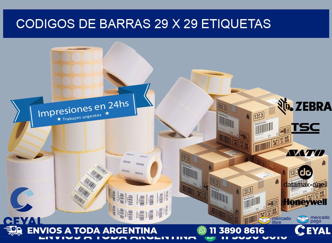 codigos de barras 29 x 29 etiquetas