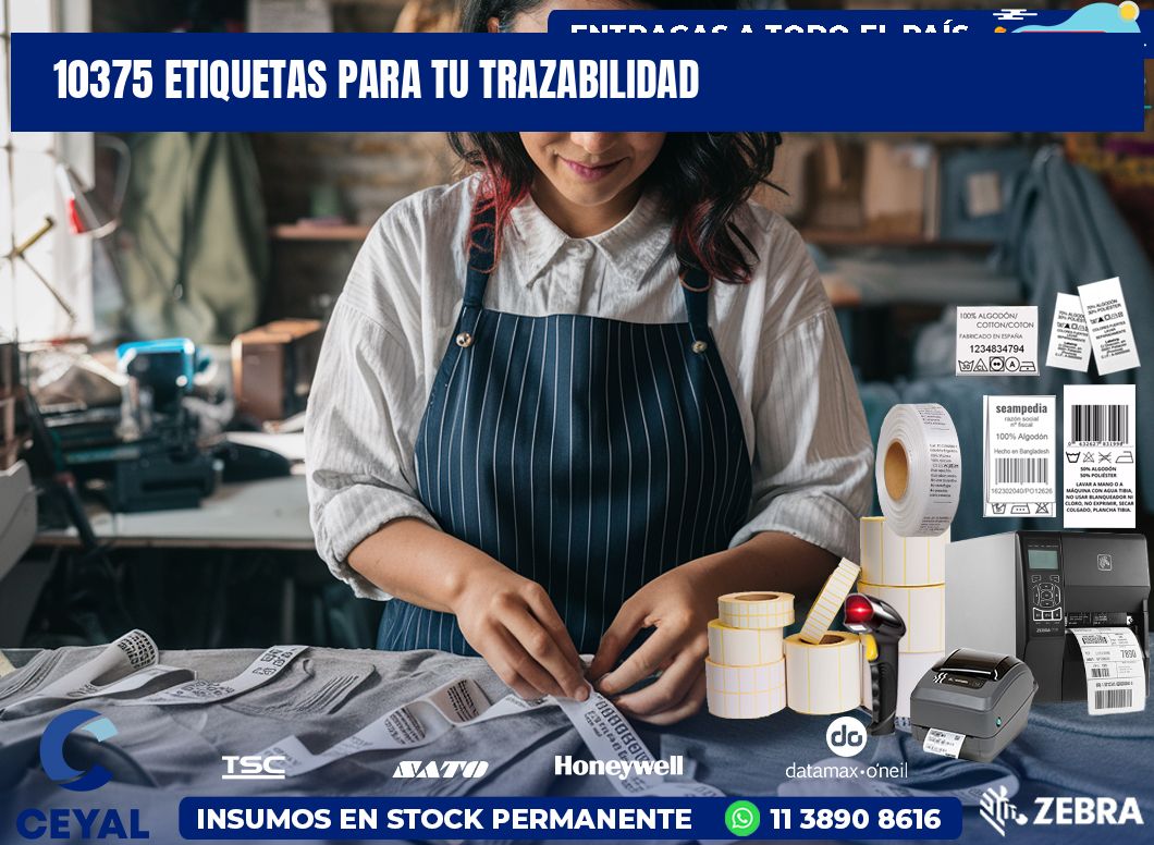 10375 etiquetas para tu trazabilidad