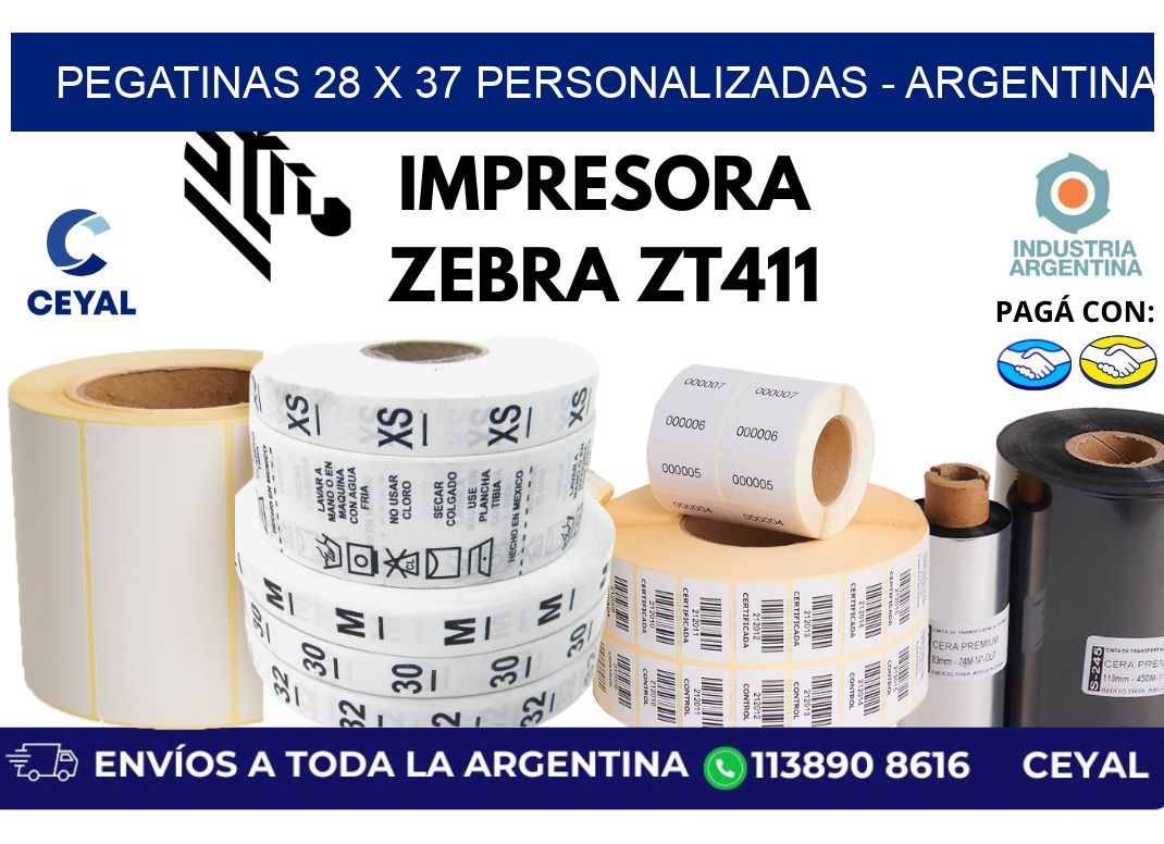 pegatinas 28 x 37 personalizadas – Argentina