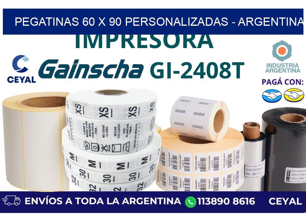 pegatinas 60 x 90 personalizadas – Argentina