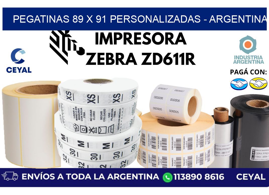 pegatinas 89 x 91 personalizadas - Argentina