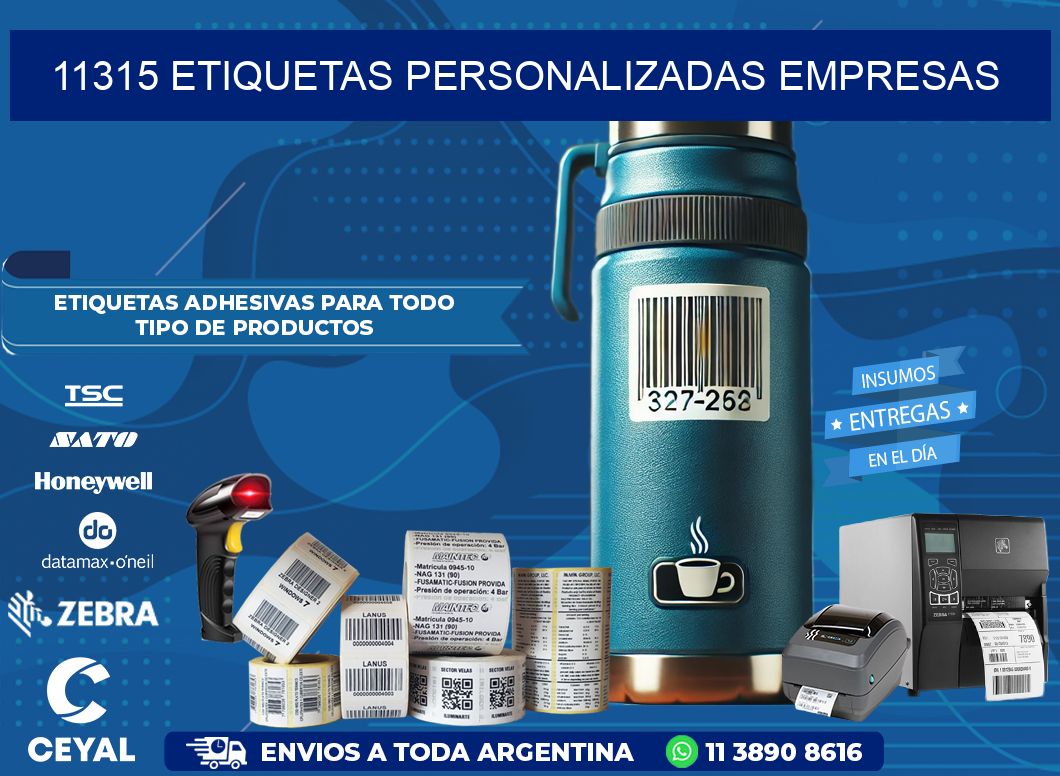 11315 Etiquetas personalizadas empresas