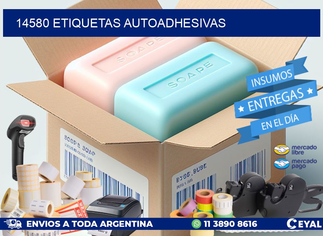 14580 etiquetas autoadhesivas