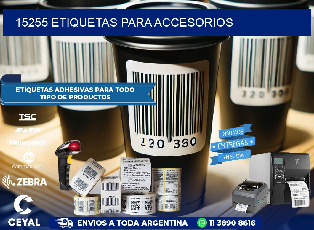 15255 Etiquetas para accesorios