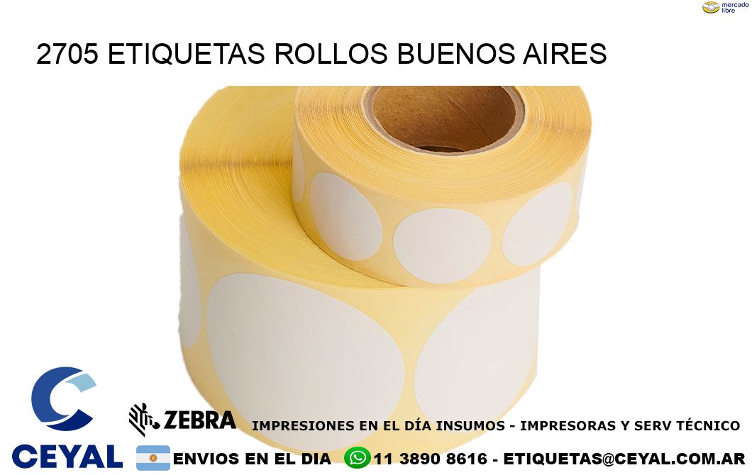 2705 etiquetas rollos buenos aires