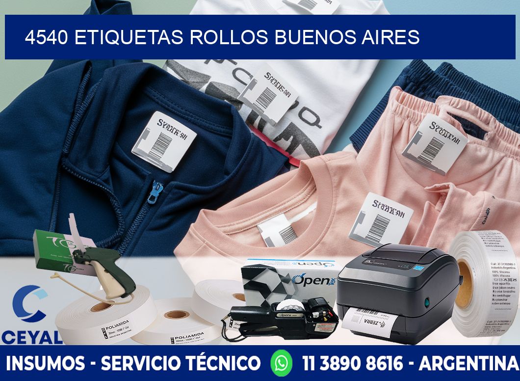 4540 etiquetas rollos buenos aires