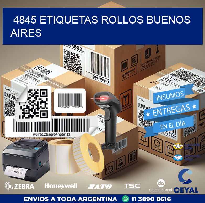 4845 etiquetas rollos buenos aires