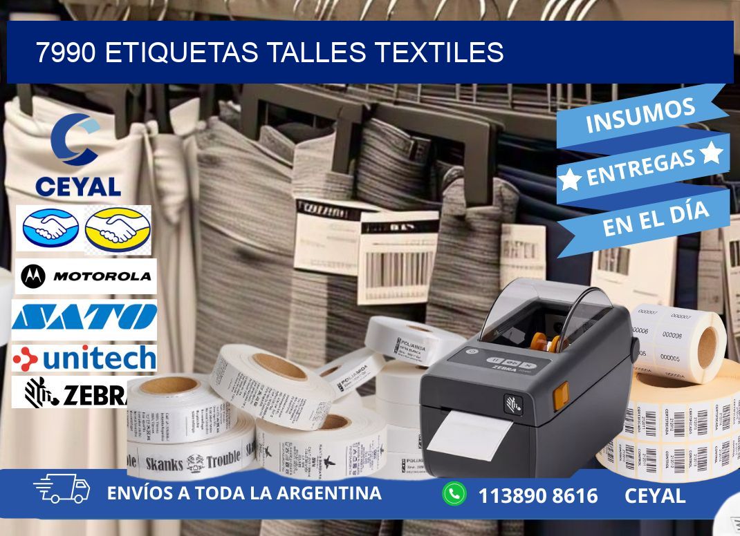 7990 ETIQUETAS TALLES TEXTILES