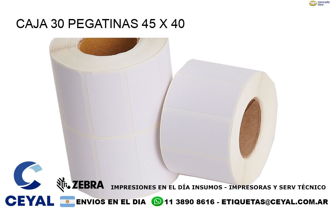 CAJA 30 PEGATINAS 45 x 40