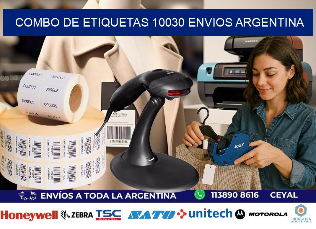 Combo de etiquetas 10030 ENVIOS ARGENTINA