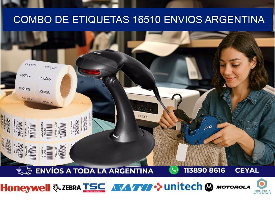 Combo de etiquetas 16510 ENVIOS ARGENTINA