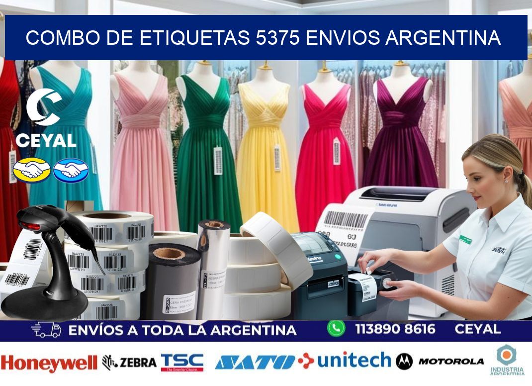 Combo de etiquetas 5375 ENVIOS ARGENTINA