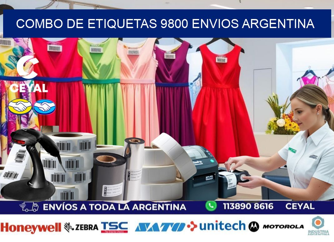 Combo de etiquetas 9800 ENVIOS ARGENTINA