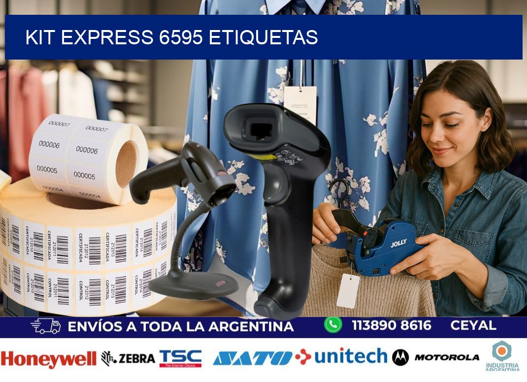 Kit express 6595 etiquetas