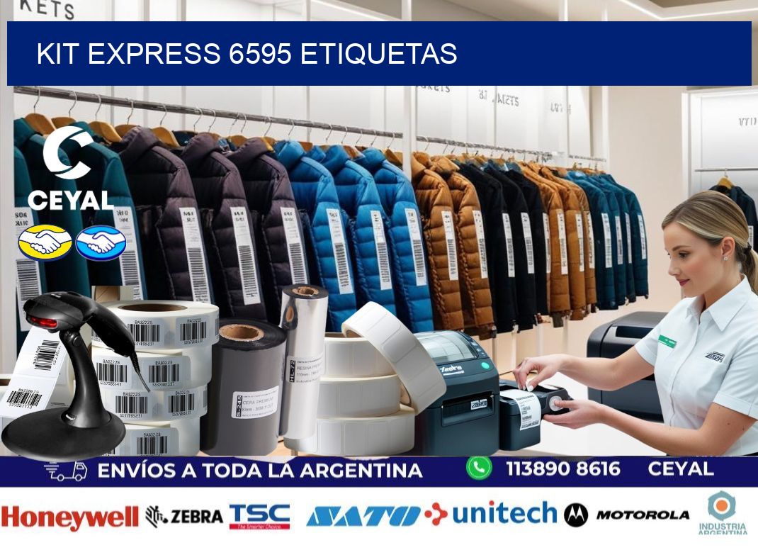 Kit express 6595 etiquetas