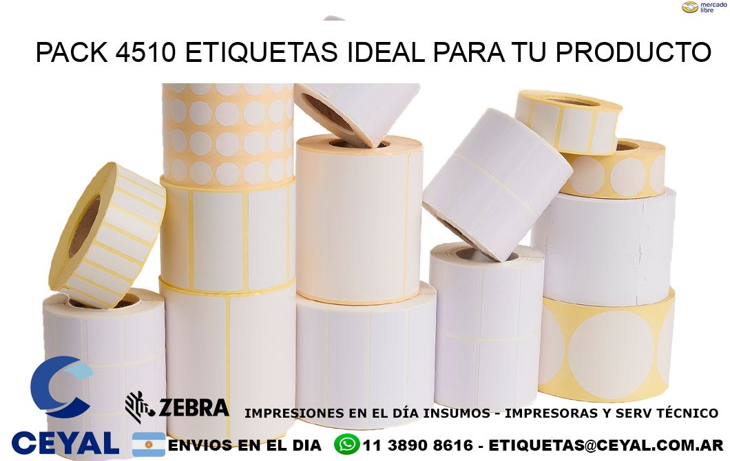 Pack 4510 etiquetas ideal para tu producto