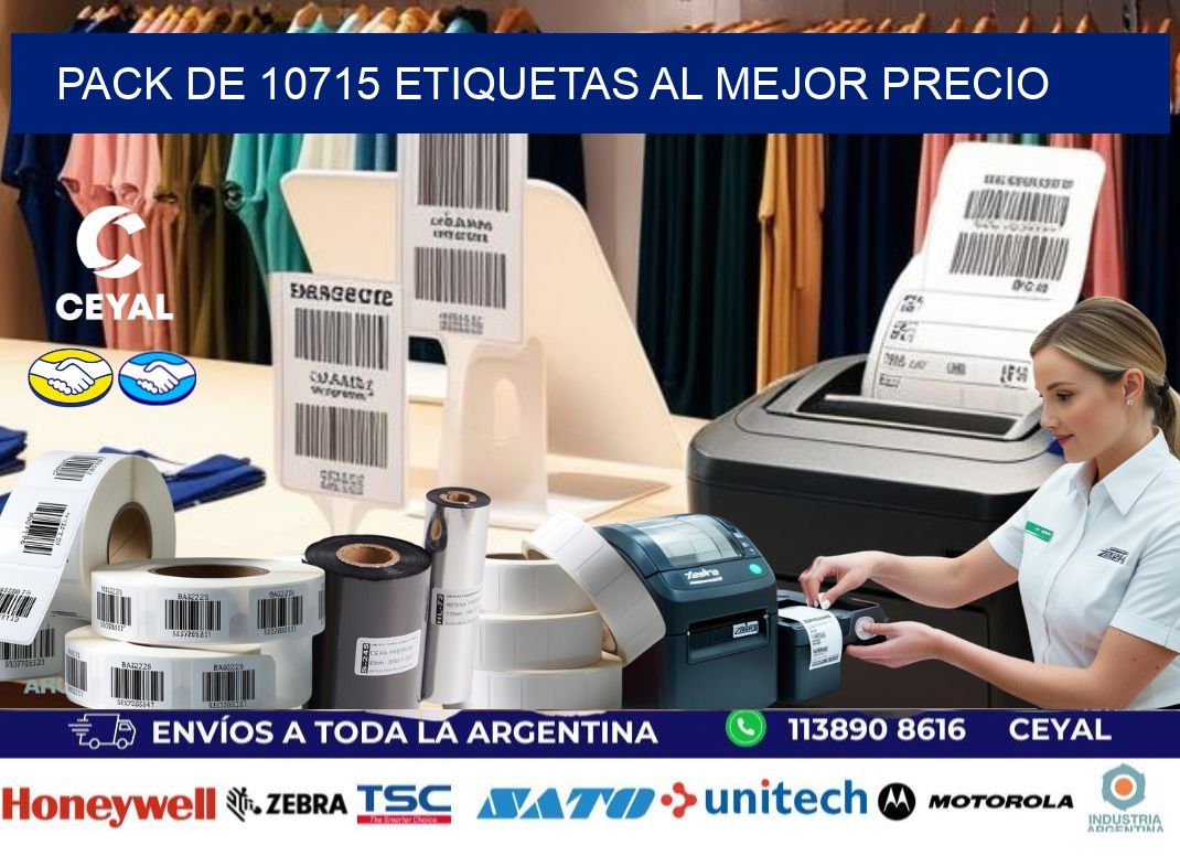 Pack de 10715 etiquetas al mejor precio