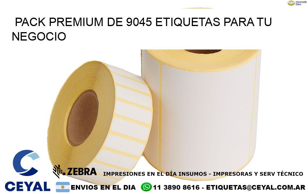 Pack premium de 9045 etiquetas para tu negocio
