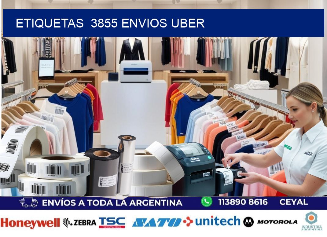 etiquetas  3855 ENVIOS UBER