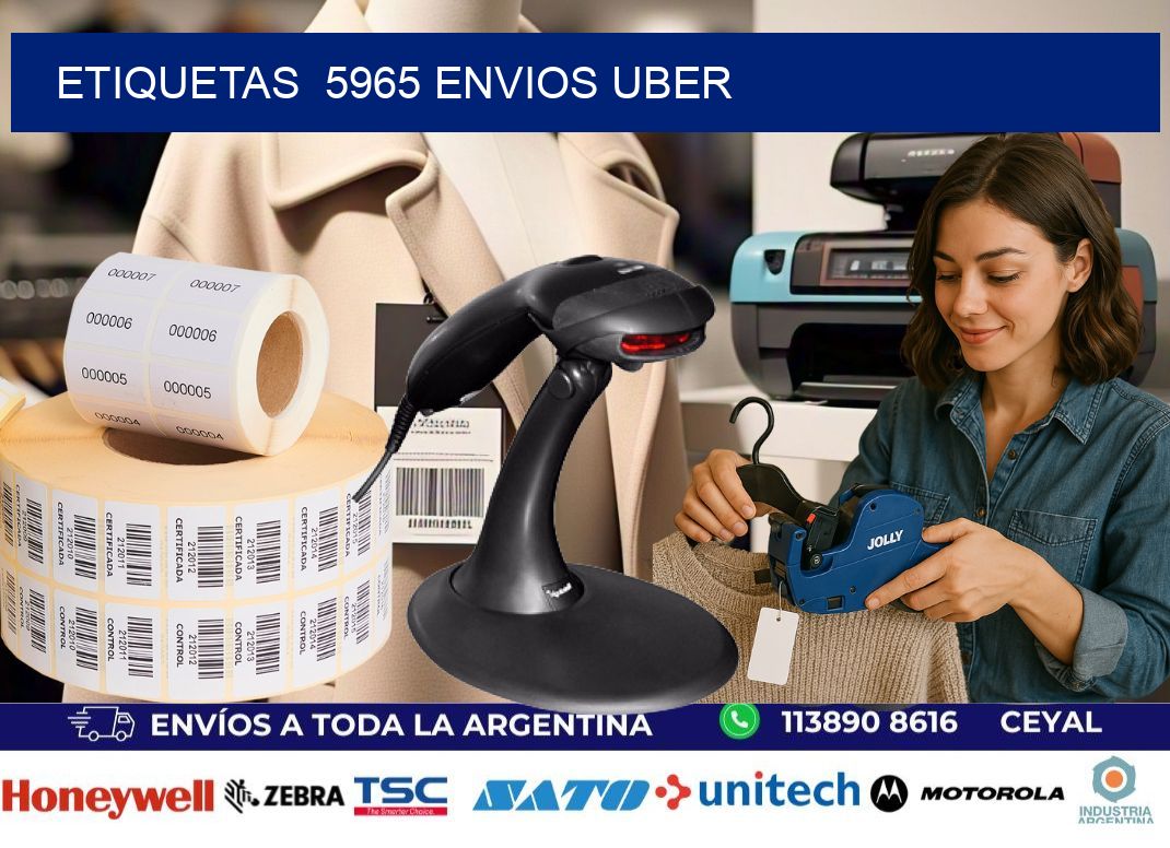 etiquetas 5965 ENVIOS UBER