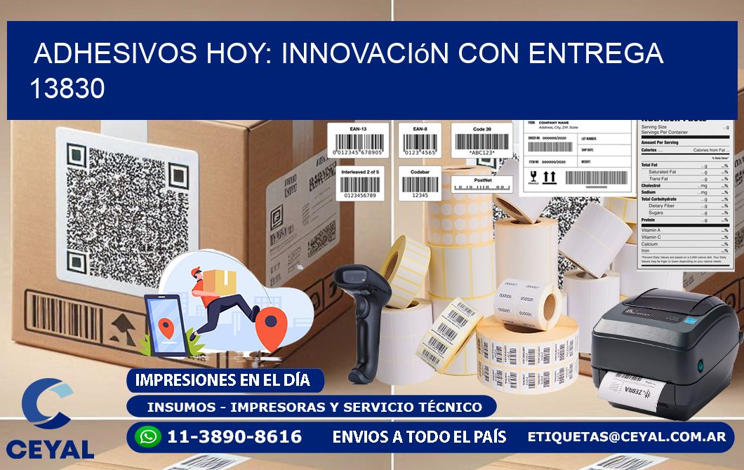 Adhesivos Hoy: Innovación con Entrega 13830