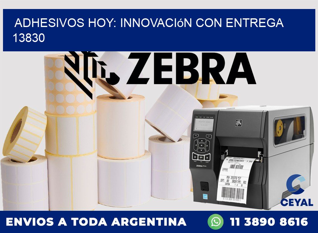 Adhesivos Hoy: Innovación con Entrega 13830