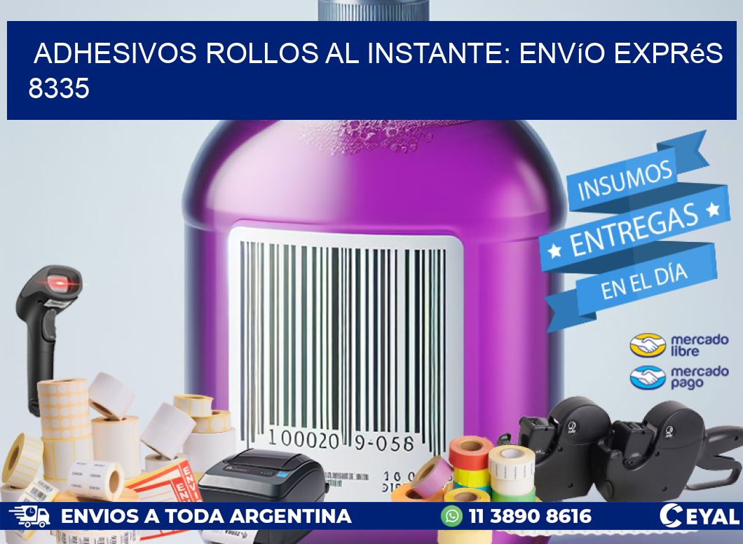 Adhesivos rollos al Instante: Envío Exprés 8335