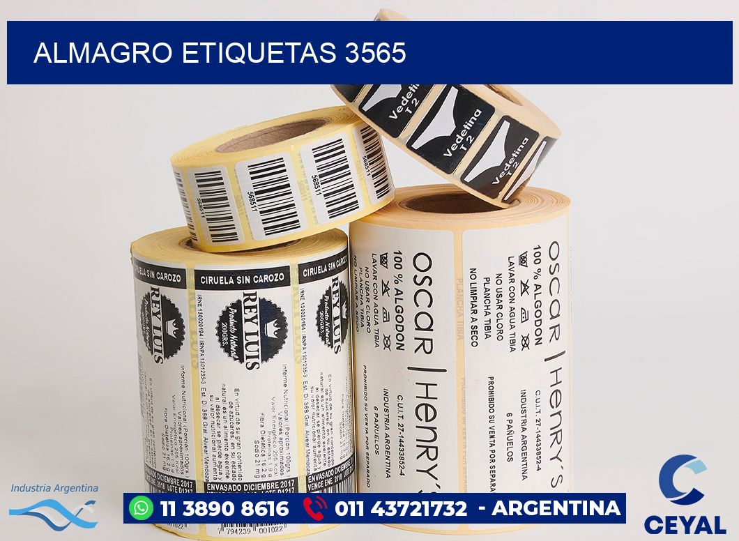 Almagro etiquetas 3565