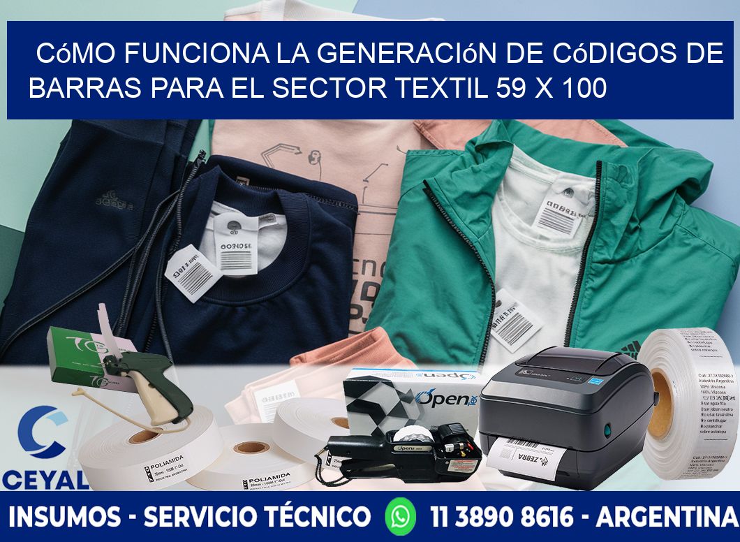 Cómo Funciona la Generación de Códigos de Barras para el Sector Textil 59 x 100