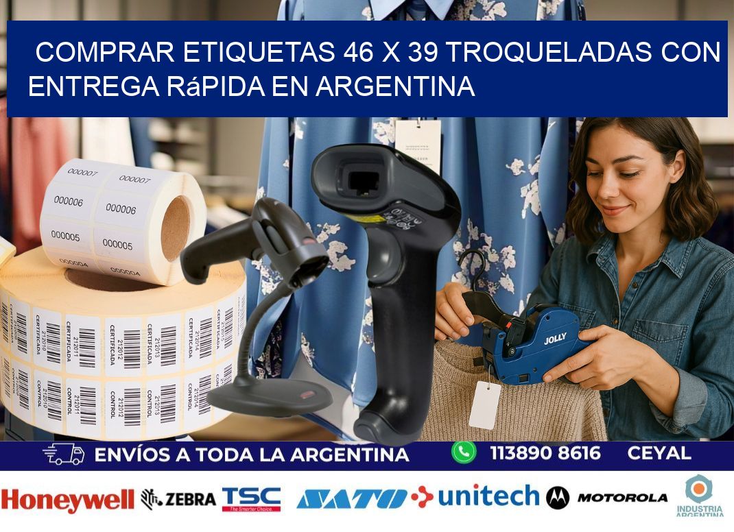 Comprar etiquetas 46 x 39 troqueladas con entrega rápida en Argentina