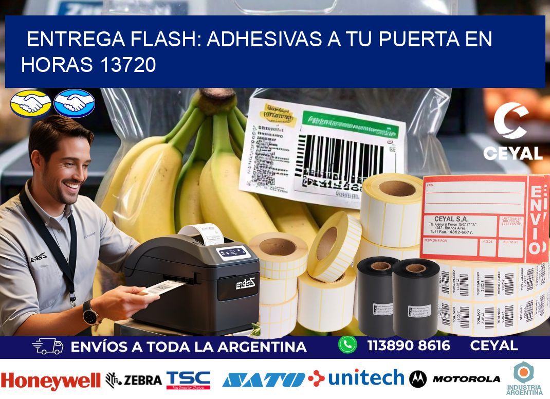 Entrega Flash: Adhesivas A Tu Puerta en Horas 13720