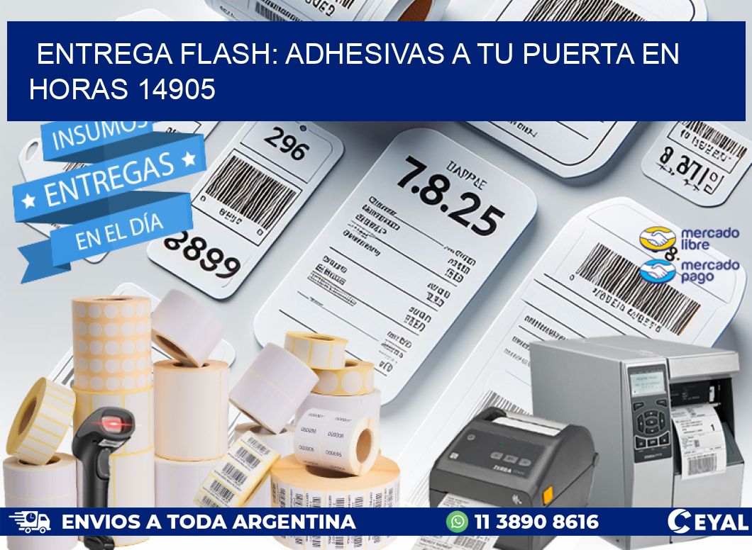 Entrega Flash: Adhesivas A Tu Puerta en Horas 14905