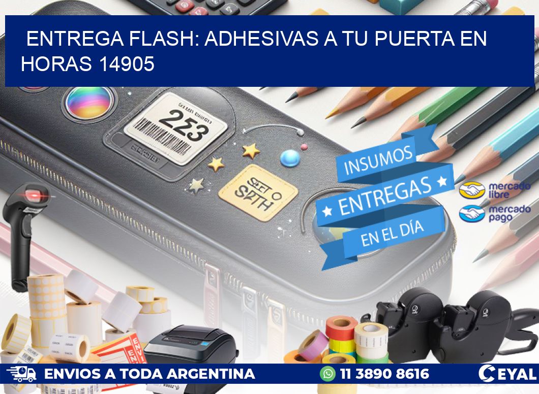 Entrega Flash: Adhesivas A Tu Puerta en Horas 14905