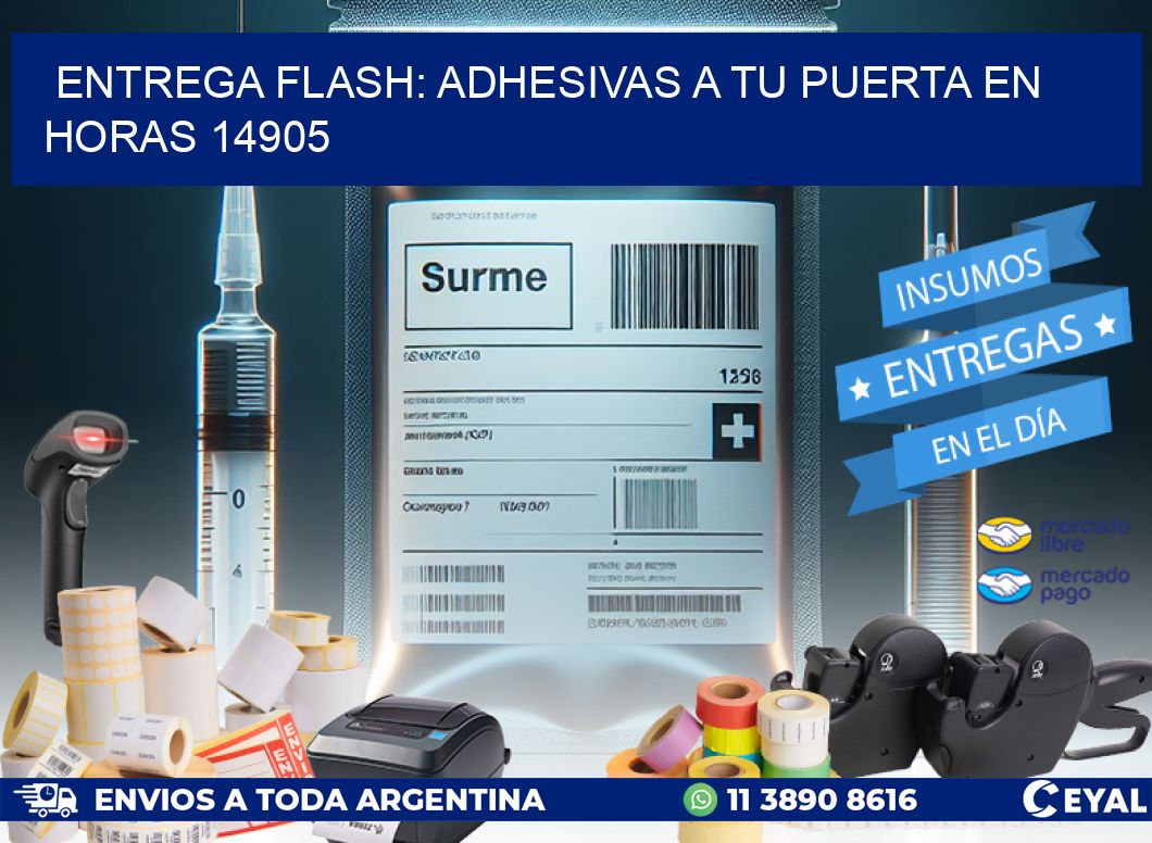 Entrega Flash: Adhesivas A Tu Puerta en Horas 14905