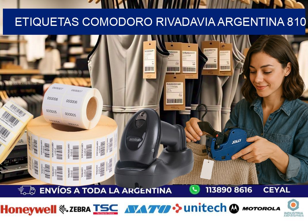 Etiquetas Comodoro Rivadavia Argentina 810