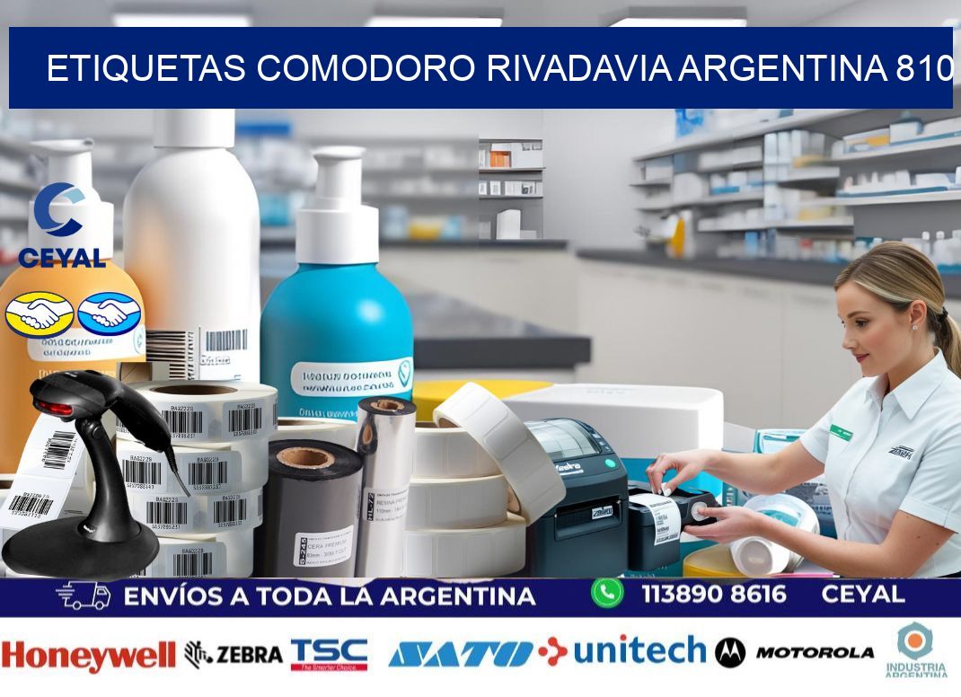 Etiquetas Comodoro Rivadavia Argentina 810