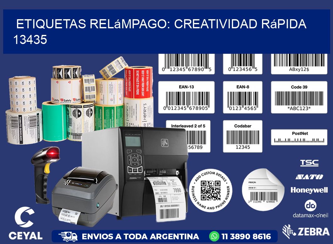 Etiquetas Relámpago: Creatividad Rápida 13435