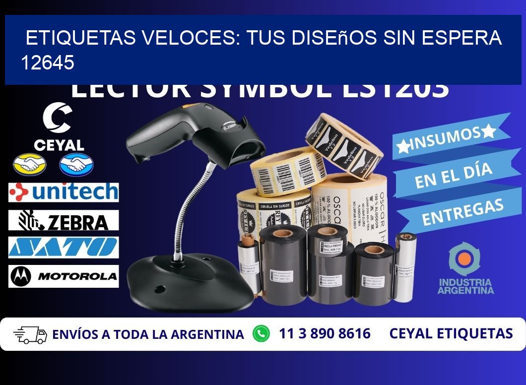 Etiquetas Veloces: Tus Diseños sin Espera 12645