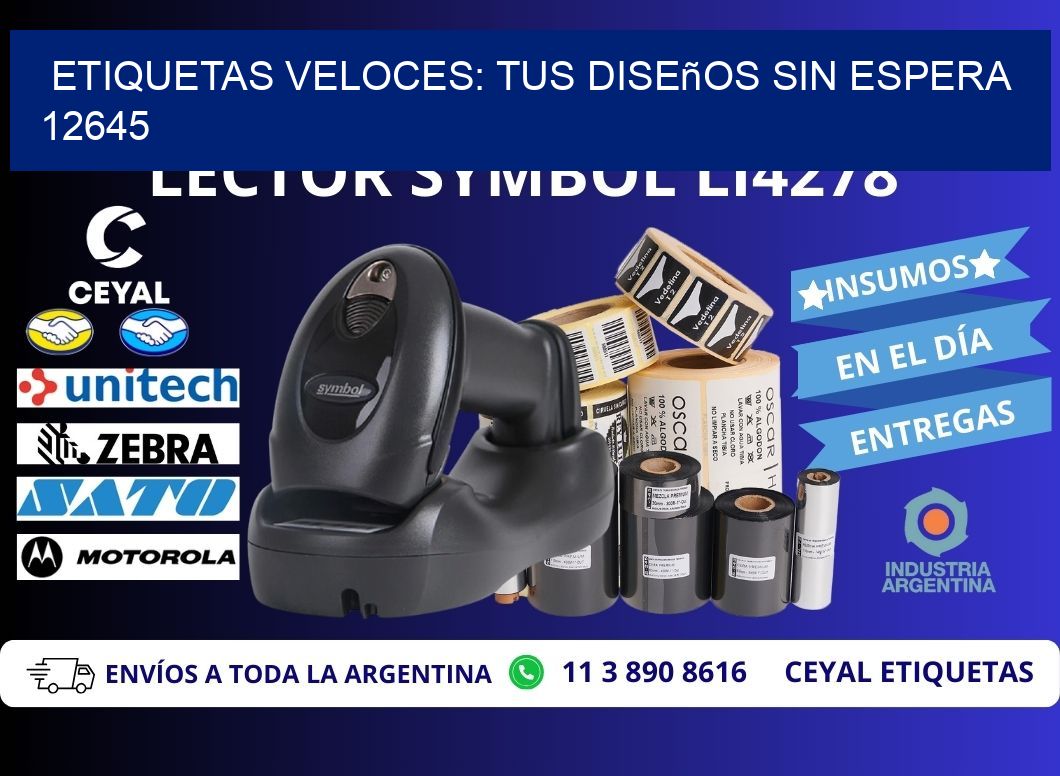 Etiquetas Veloces: Tus Diseños sin Espera 12645