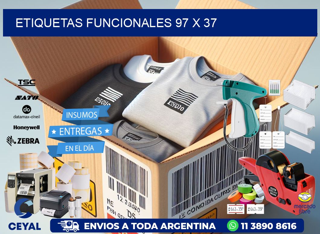 Etiquetas funcionales 97 x 37