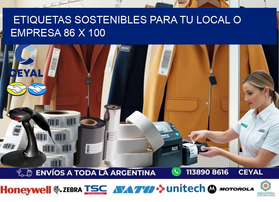 Etiquetas sostenibles para tu local o empresa 86 x 100