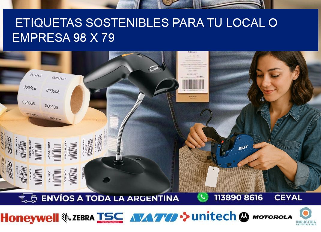 Etiquetas sostenibles para tu local o empresa 98 x 79