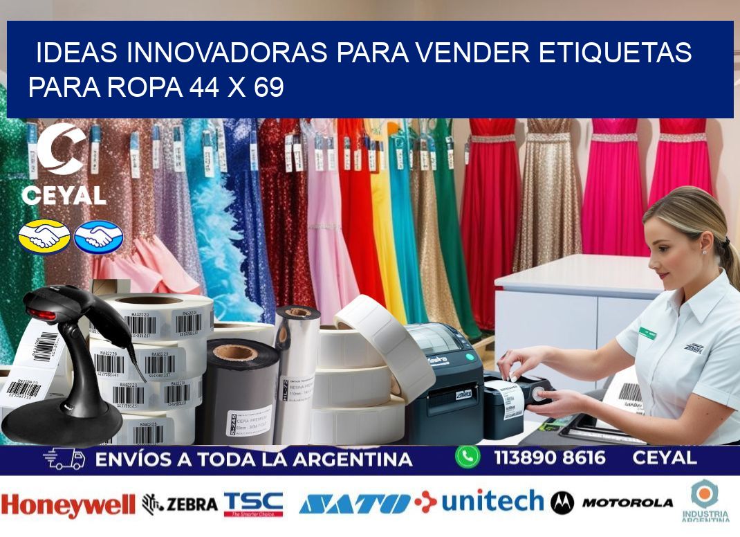 Ideas Innovadoras para Vender Etiquetas para Ropa 44 x 69
