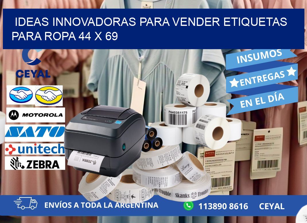 Ideas Innovadoras para Vender Etiquetas para Ropa 44 x 69