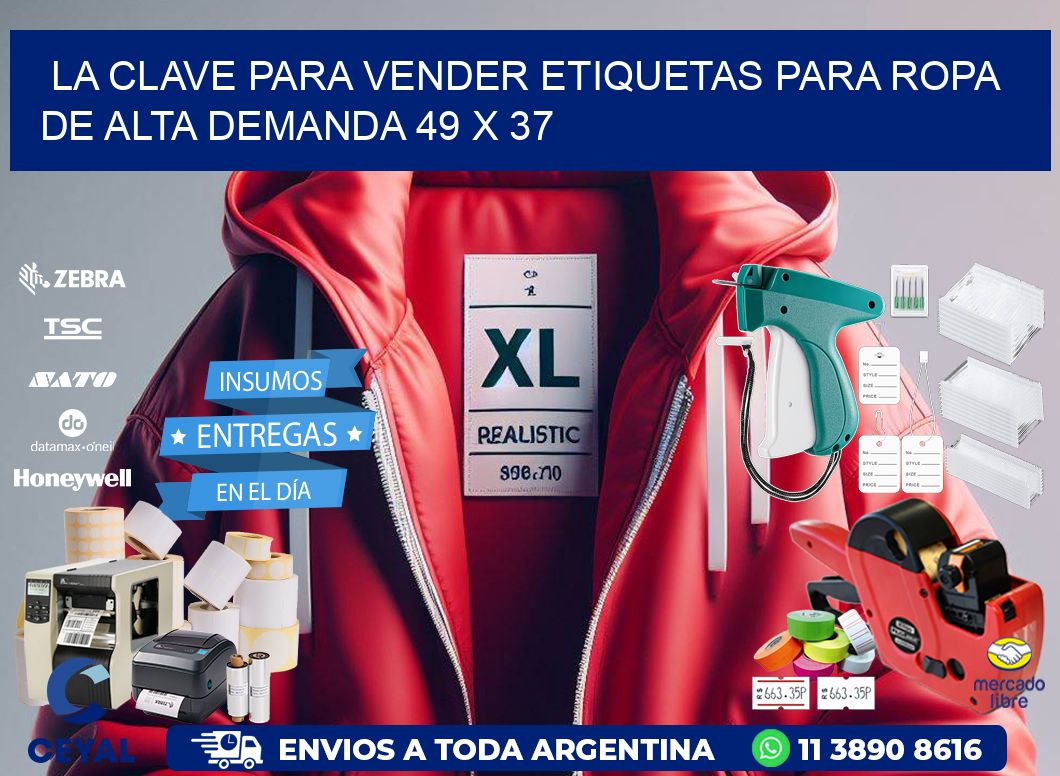 La Clave para Vender Etiquetas para Ropa de Alta Demanda 49 x 37
