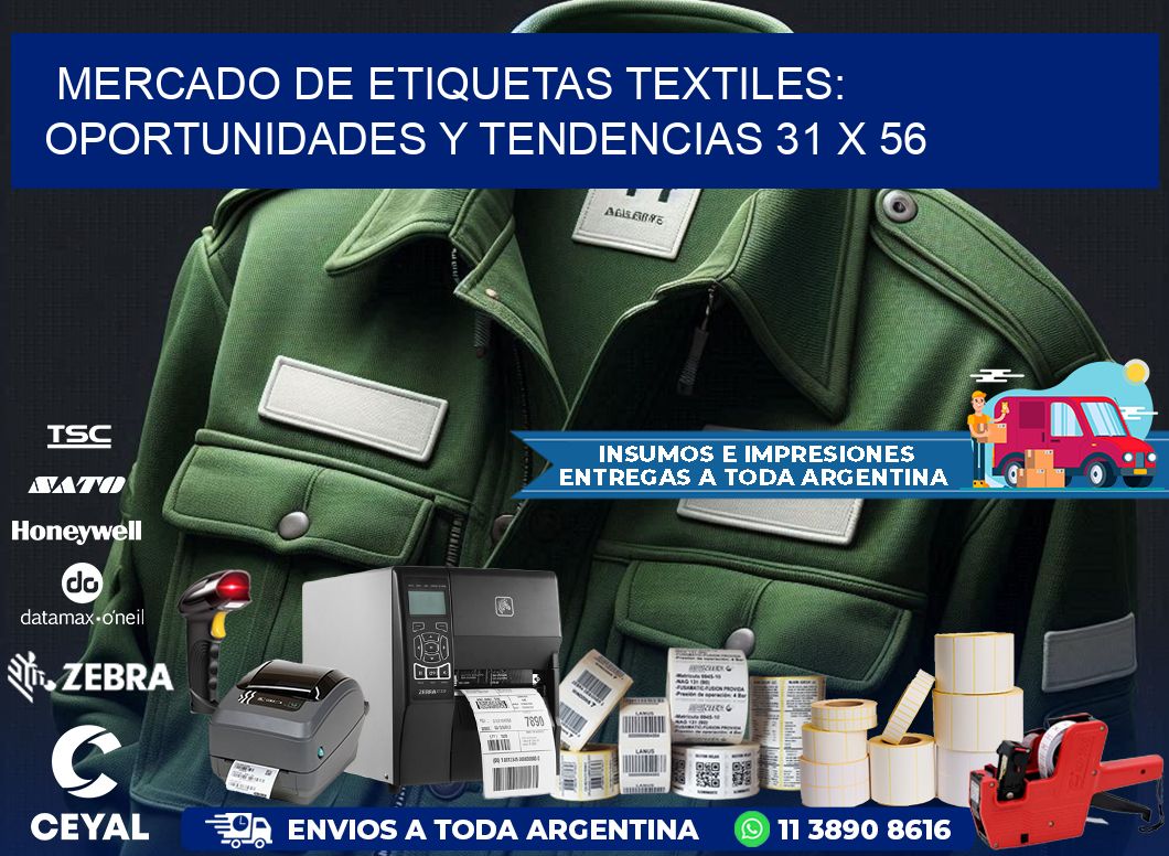 Mercado de Etiquetas Textiles: Oportunidades y Tendencias 31 x 56
