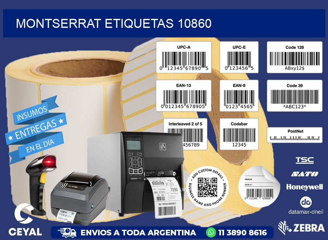 Montserrat etiquetas 10860